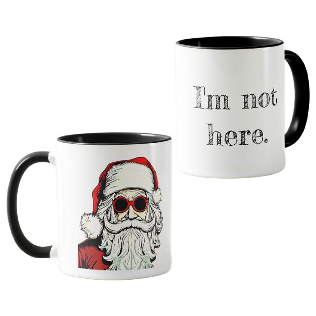 "I'm Not Here" WHIMSIGOTH HOLIDAY mug (Creator Uploaded)
