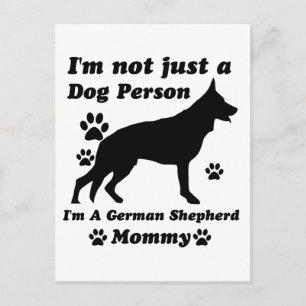 I'm Not Just a Dog Person; I'm A German shepherd m Postcard