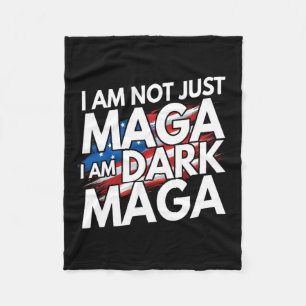 I'm Not Just Im Dark Trump 2024 Elections  Fleece Blanket