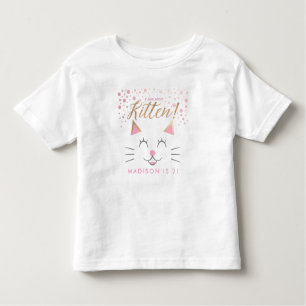 Im Not Kitten Any Age Girl Birthday Toddler T-Shirt