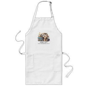 I'm Not Lazy Cute Cat Long Apron