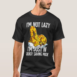 Im Not Lazy Im Just In Energy Saving Mode Giraffe T-Shirt