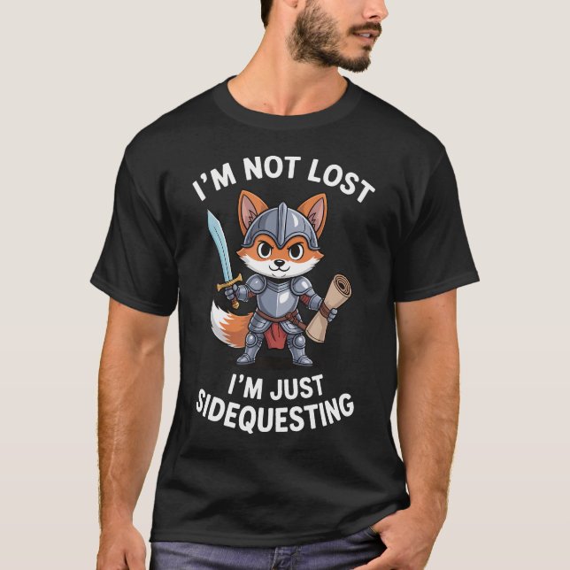 I'M Not Lost I'M Just Sidequesting T-Shirt (Front)