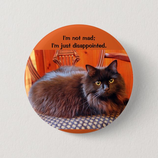 I'm not mad 6 cm round badge (Front)