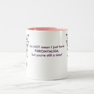 I'm not mean Two-Tone coffee mug