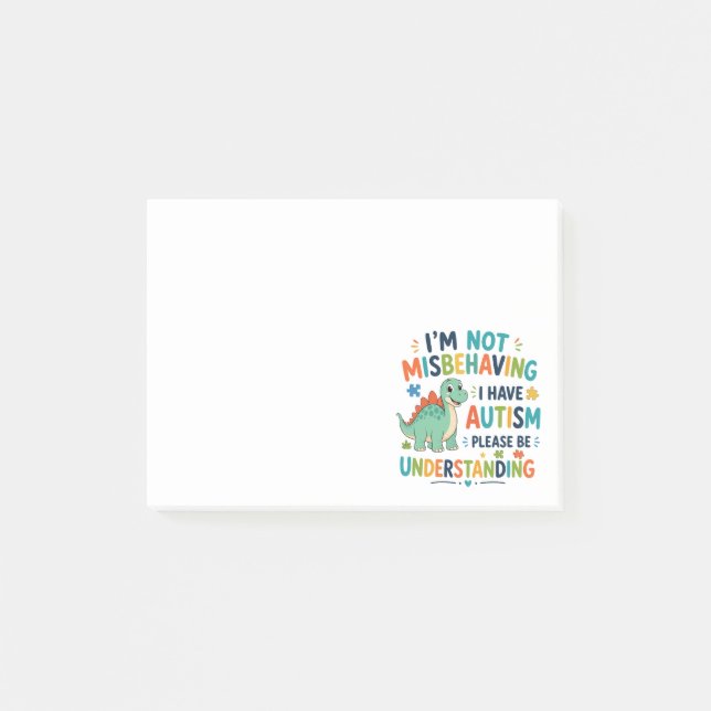 I'm not misbehaving, I have autism Post-it Notes (Front)
