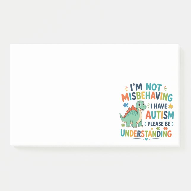 I'm not misbehaving, I have autism Post-it Notes (Front)