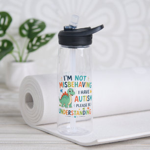 I'm not misbehaving, I have autism Water Bottle