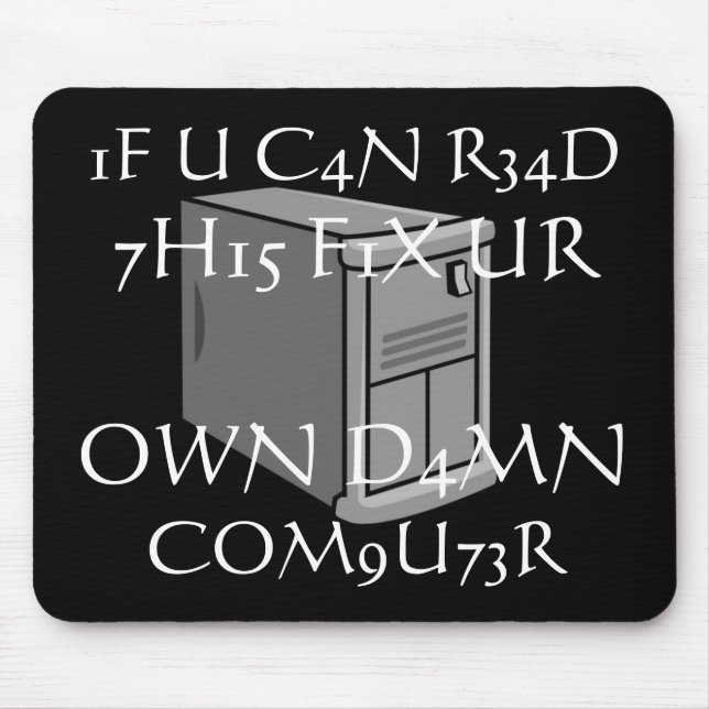 I'm NOT Mr. Fix It Mouse Pad (Front)