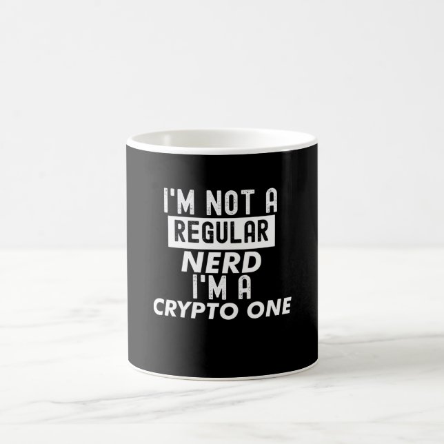 I'm Not Nerd. I'm Crypto Nerd. Coffee Mug (Center)