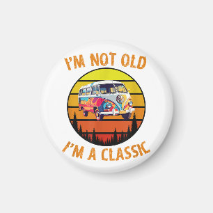 I'm Not Old I'm A Classic Car Retro Vintage Funny  Magnet