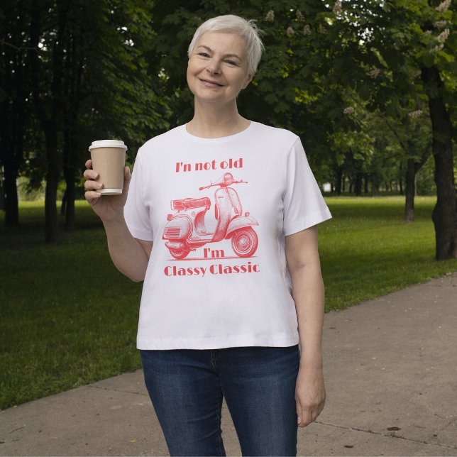 I'm not old I'm a classy classic cute motorbike  T-Shirt (Creator Uploaded)