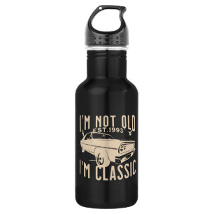 Im not old Im classic trendy modern vintage black 532 Ml Water Bottle