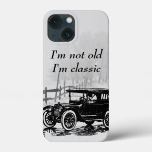 I'm not old I'm classic Trendy vintage cars cool iPhone 13 Mini Case