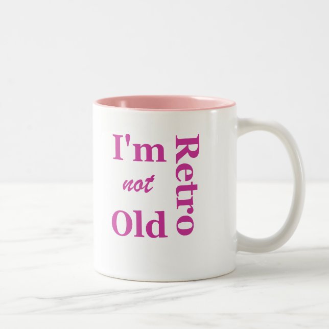 I'm not Old I'm Retro Ceramic Mug (Right)