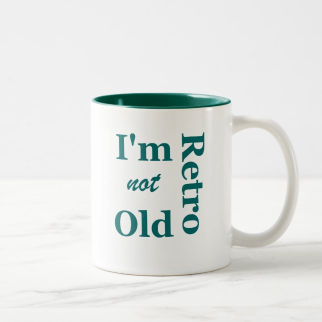 I'm not Old I'm Retro Ceramic Mug (Right)