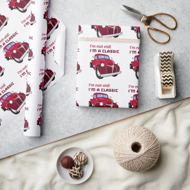 I'm Not Old Wrapping Paper (Crafts)