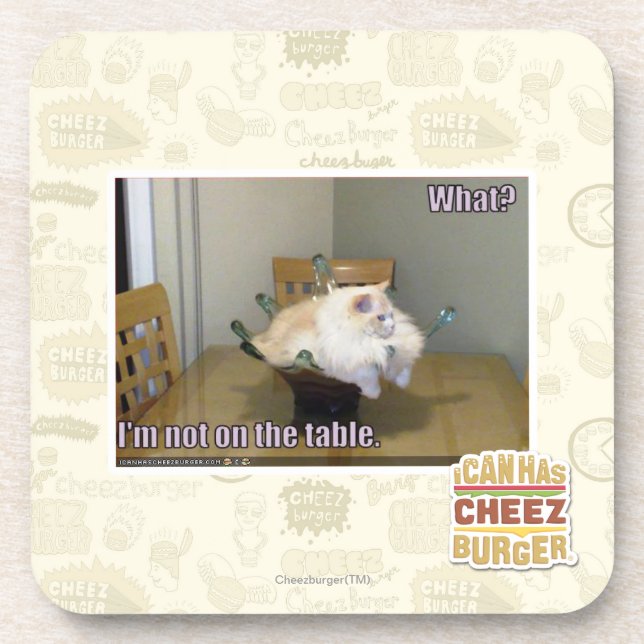 I'm not on the table coaster (Front)