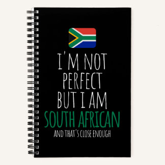 I'm Not Perfect But I Am South African Notebook