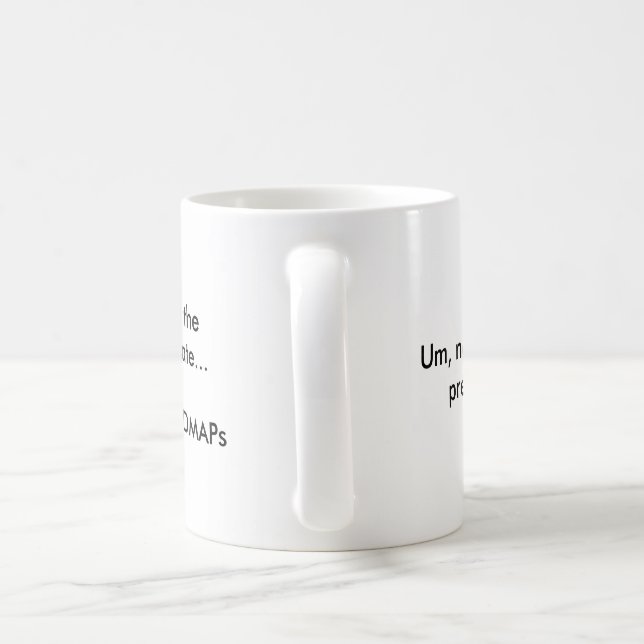 I'm Not Pregnant #darnFODMAPs Mug (Handle)