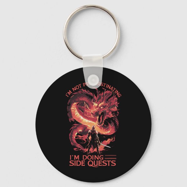 I'm Not Procrastinating I'm Doing Side Quests - Rp Key Ring (Front)