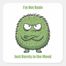 I'm Not Rude Just Rarely In The Mood | Funny