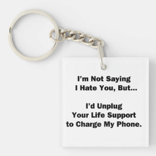 I'm Not Saying I Hate You... Key Ring