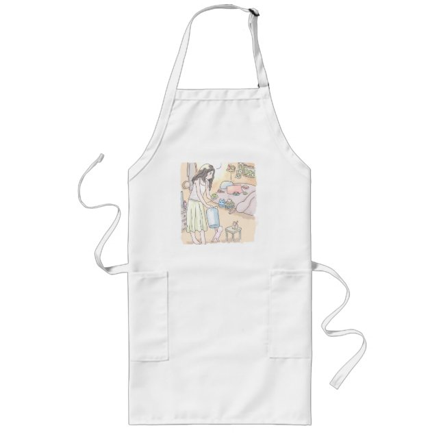 I'm not sure long apron (Front)