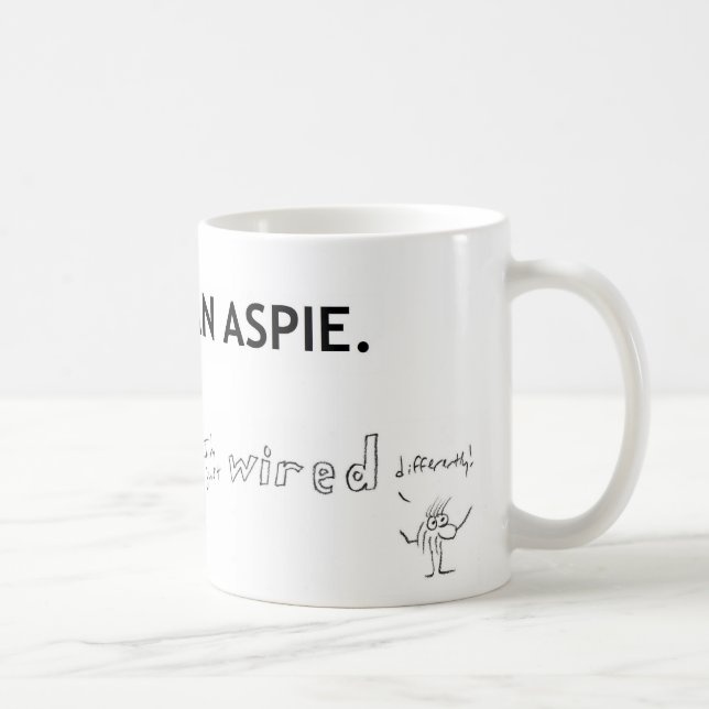 I'm Not Weird, I'm Just Wired Differently! Coffee Mug (Right)