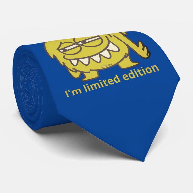 I'M NOT WEIRD, I'M LIMITED EDITION funny           Tie (Rolled)