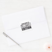 I'm not Weird. I'm Limited Edition Square Sticker (Envelope)