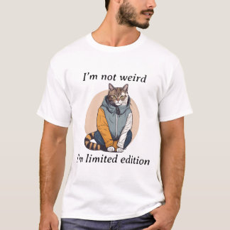 I'm Not Weird, I'm Limited Edition – Stylish Cat T-Shirt