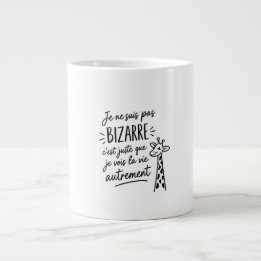 I'm not weird large coffee mug