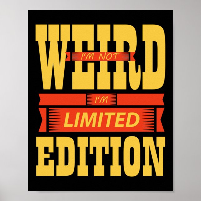 I'm Not Weird  Poster (Front)