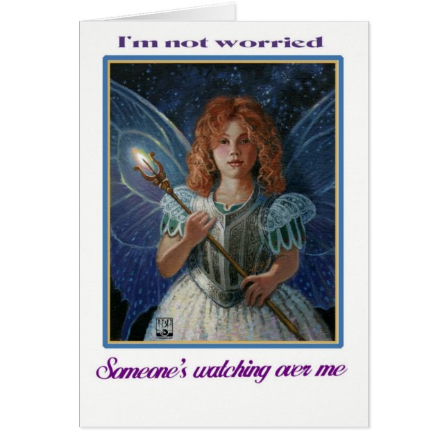 I'm not worried, Someone's watching over me (Front)