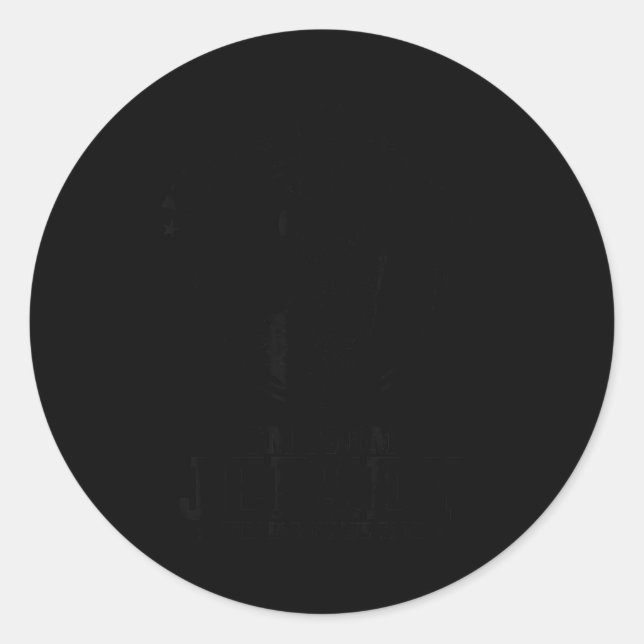 I'm Not Yelling I'm From New Jersey Funny State Ma Classic Round Sticker (Front)