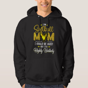 I'm Not Yelling This Is My Softball Mum Voice Soft Hoodie