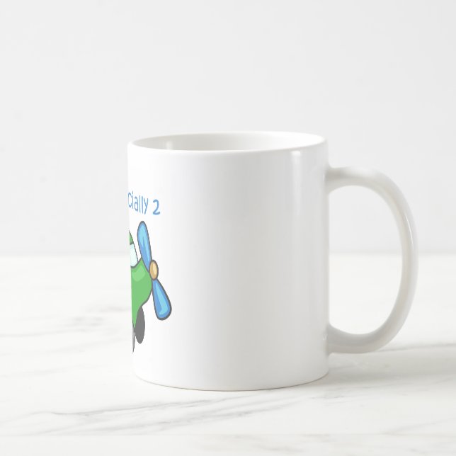 I'm Officially 2, Jet Plane Coffee Mug (Right)