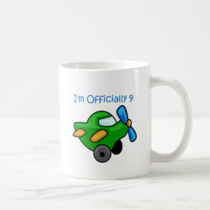 I'm Officially 9, Jet Plane Coffee Mug