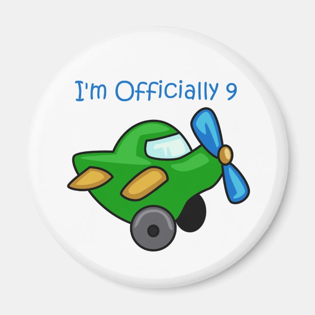 I'm Officially 9, Jet Plane Magnet (Front)