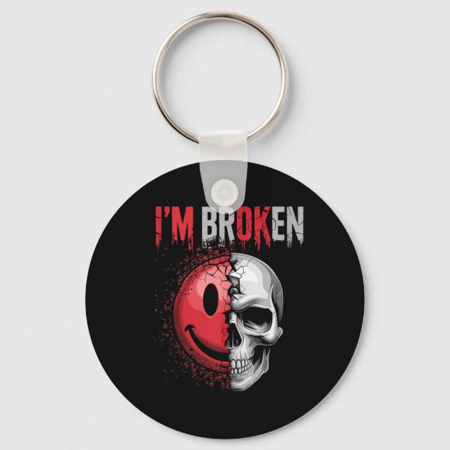 Im Ok Im Broken Key Ring (Front)