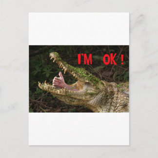 I'm ok ! postcard