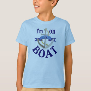 I'm on a boat funny boys vacation cruise tee