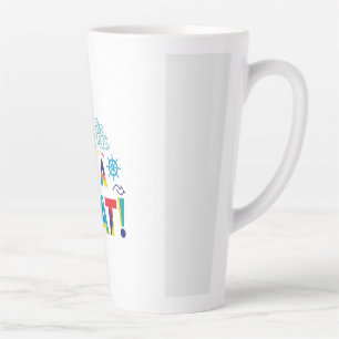 I'm on a Boat. Latte Mug