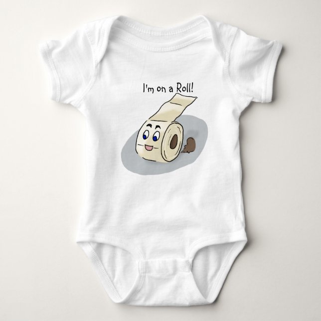 I'm on a Roll Baby Bodysuit (Front)
