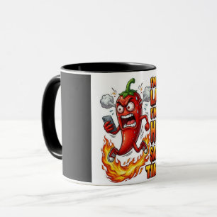 I'm On Hot Sauce Time Funny Coffee Mug Spicy Chi