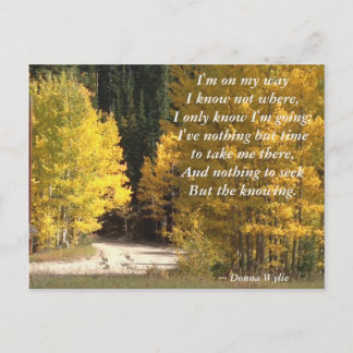 I'm On My Way Postcard