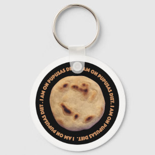 I'm on pupusas diet key ring