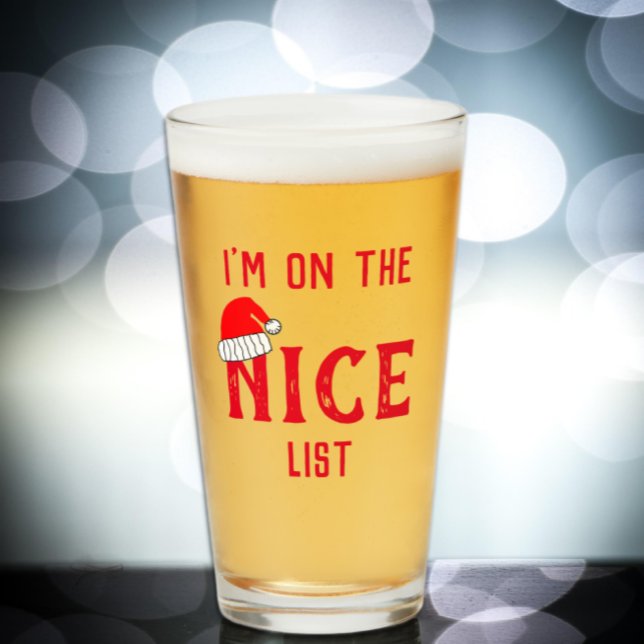 I'm On The Nice List Glass (Creator Uploaded)