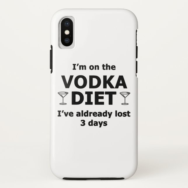 I'm On The Vodka Diet Case-Mate iPhone Case (Back)